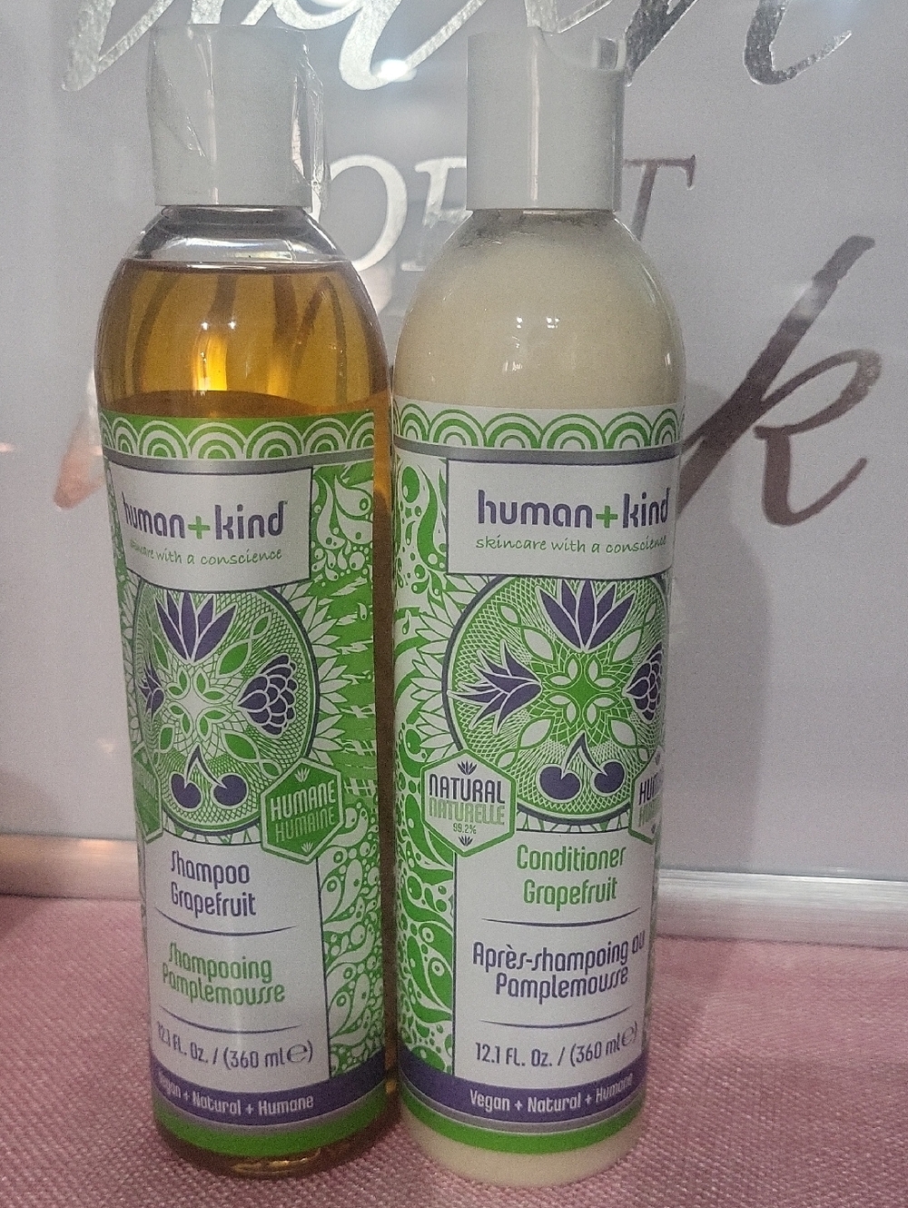 human+kind Grapefruit Shampoo & Conditioner Set -